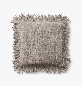 Loloi Fringe Edge Pillow - Beige 18" x 18"