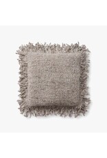 Loloi Fringe Edge Pillow - Beige, 18 x 18