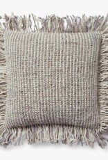 Loloi Pillow - Ivory / Beige, 22x22"