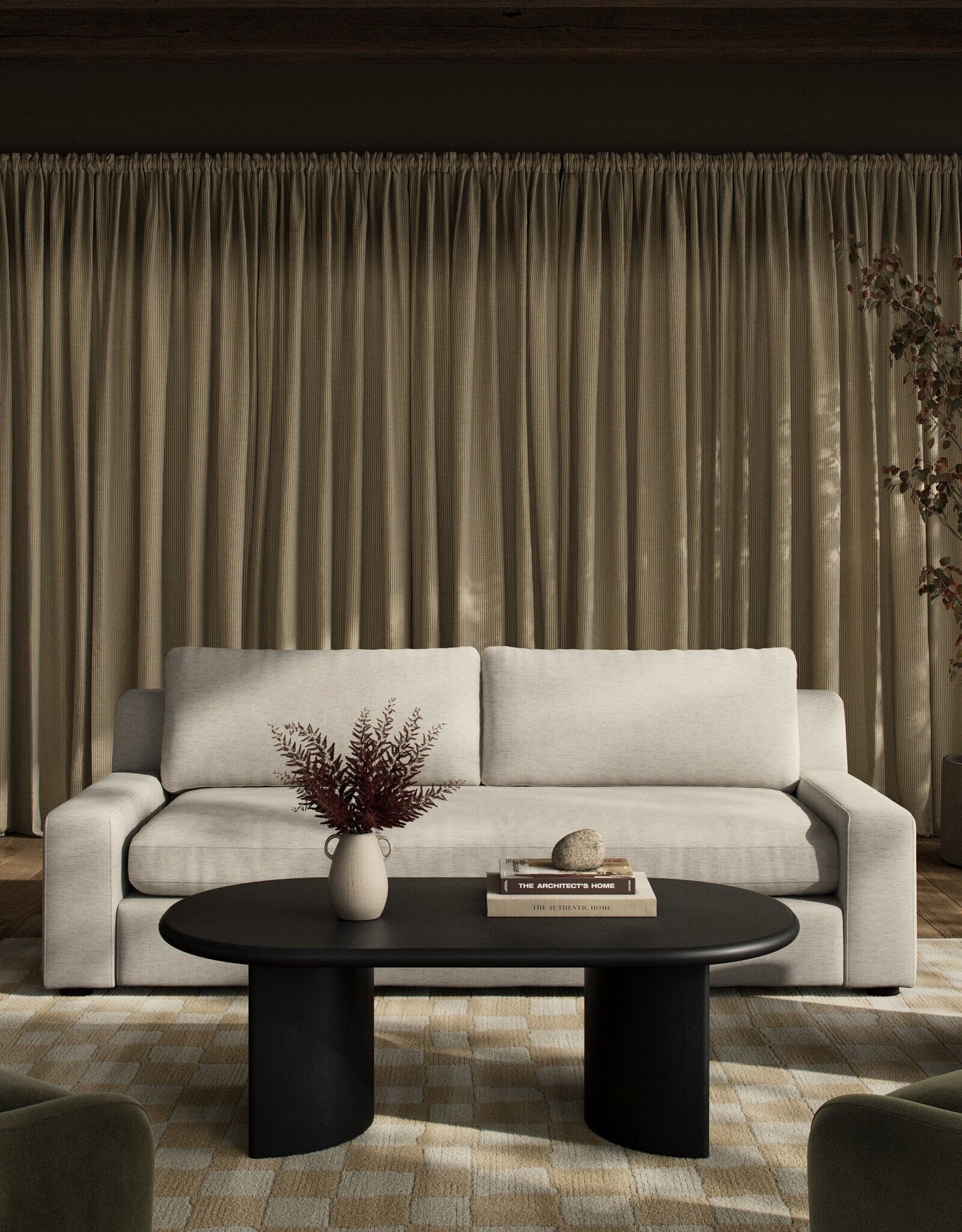 Yelena Sofa, Crypton Nomad Snow - 100"