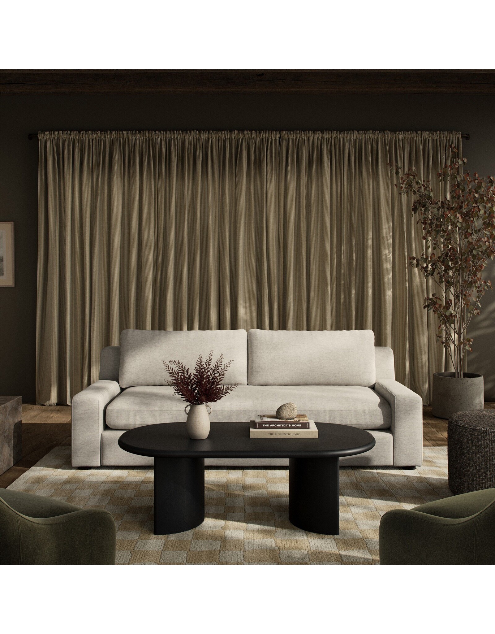 Yelena Sofa, Crypton Nomad Snow - 100"