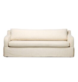 Ulla Sleeper Sofa, Crypton Nomad Snow - 82"