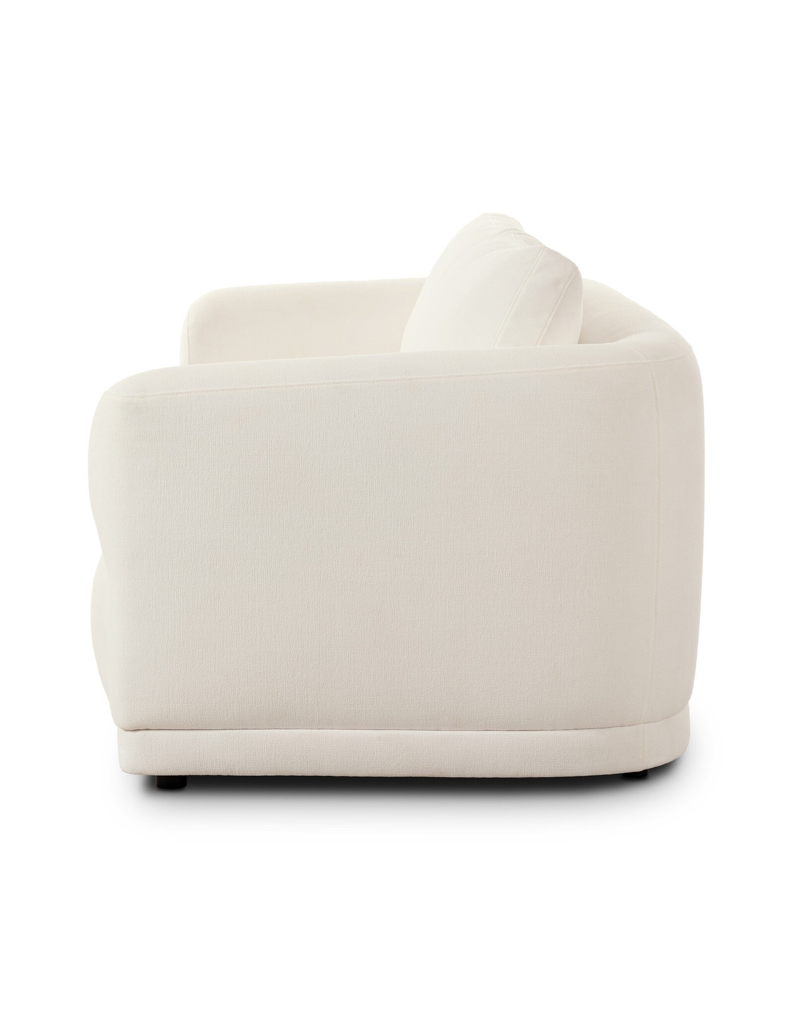Paulette Sofa, Crypton Nomad Marshmallow - 93"