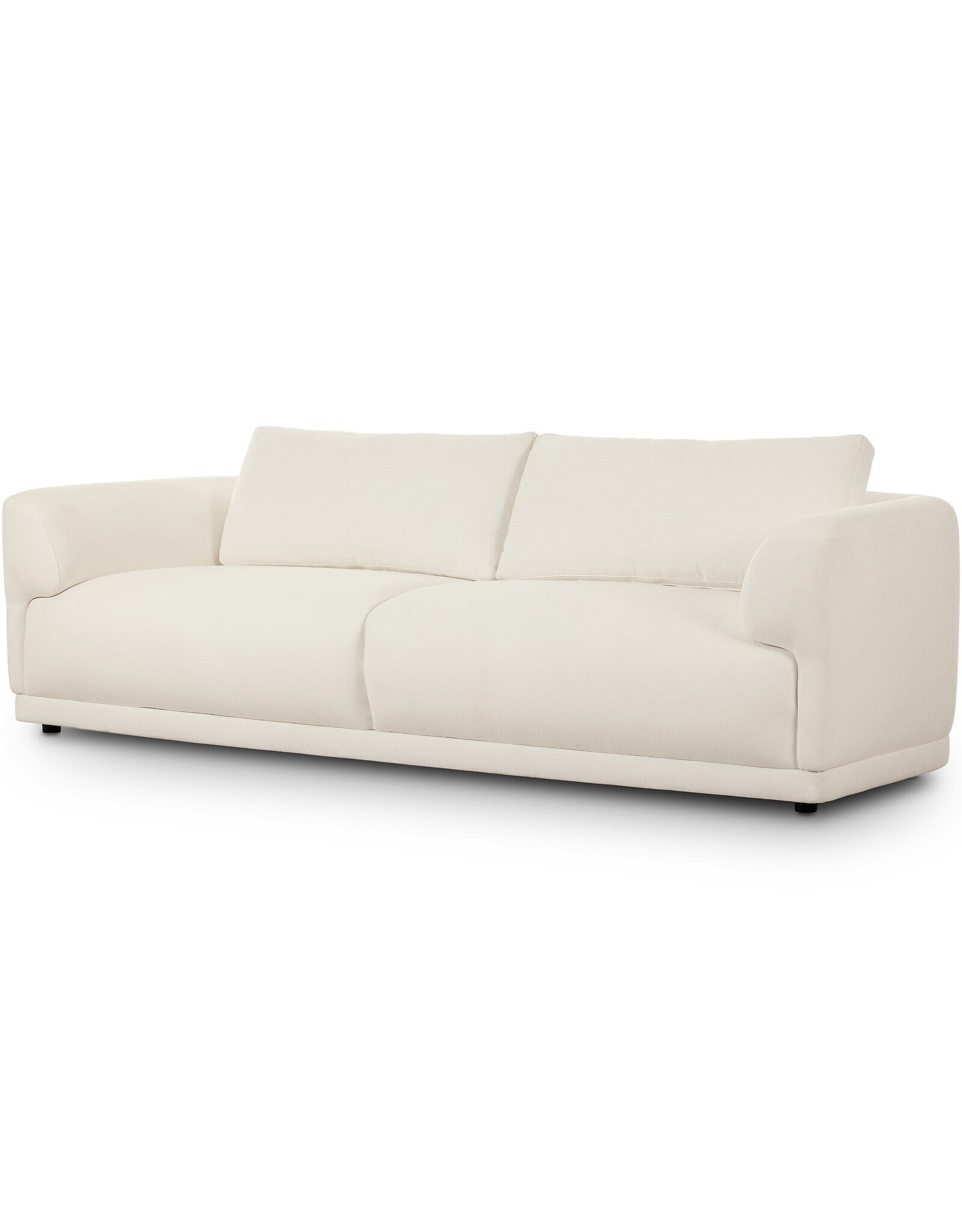 Paulette Sofa, Crypton Nomad Marshmallow - 93"