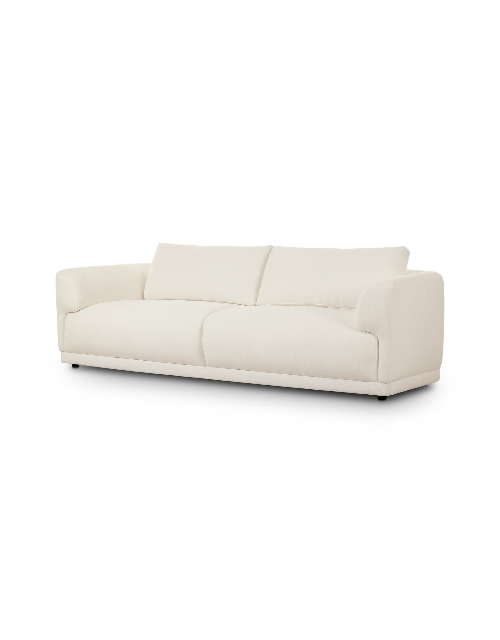 Paulette Sofa, Crypton Nomad Marshmallow - 93"