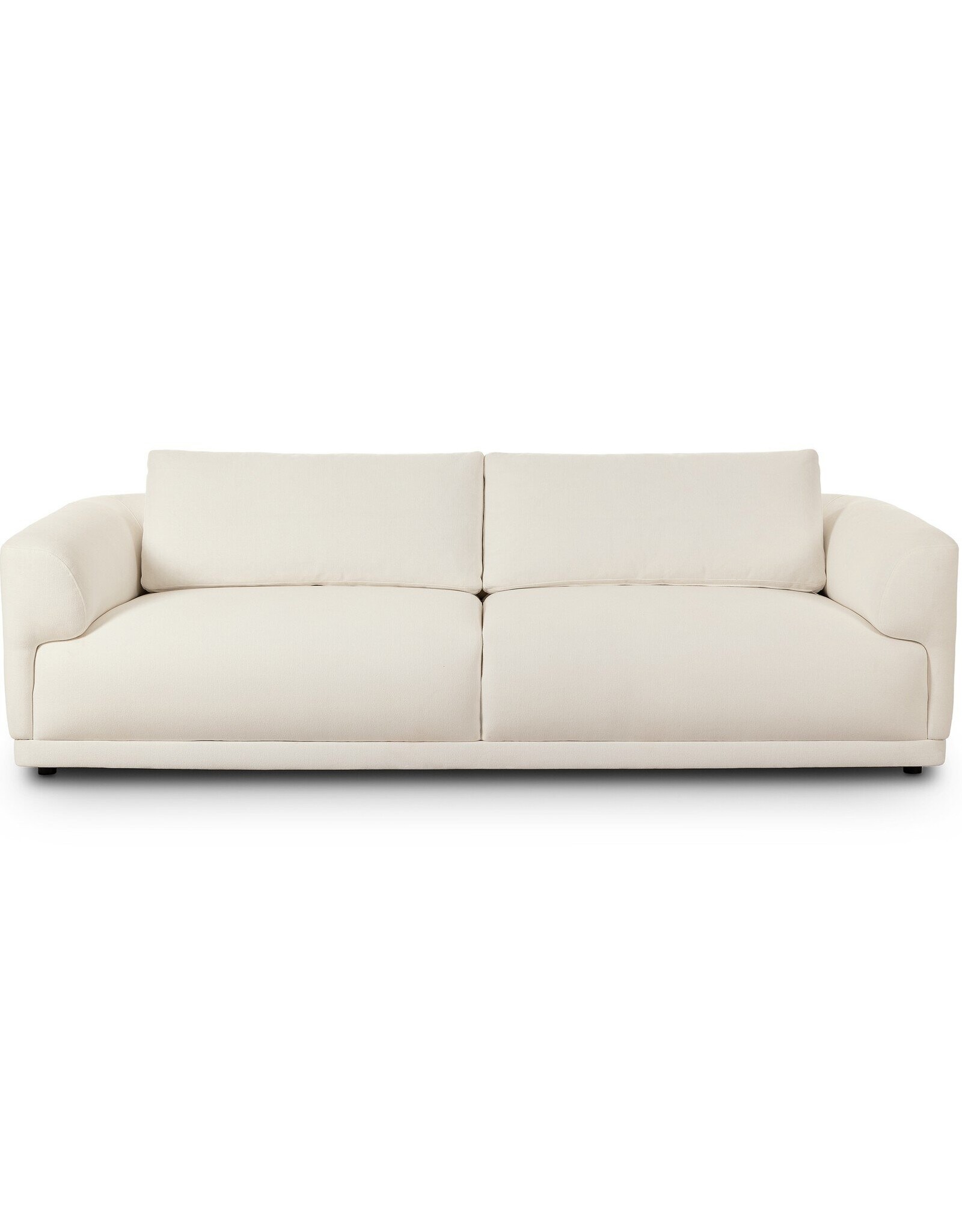 Paulette Sofa, Crypton Nomad Marshmallow - 93"