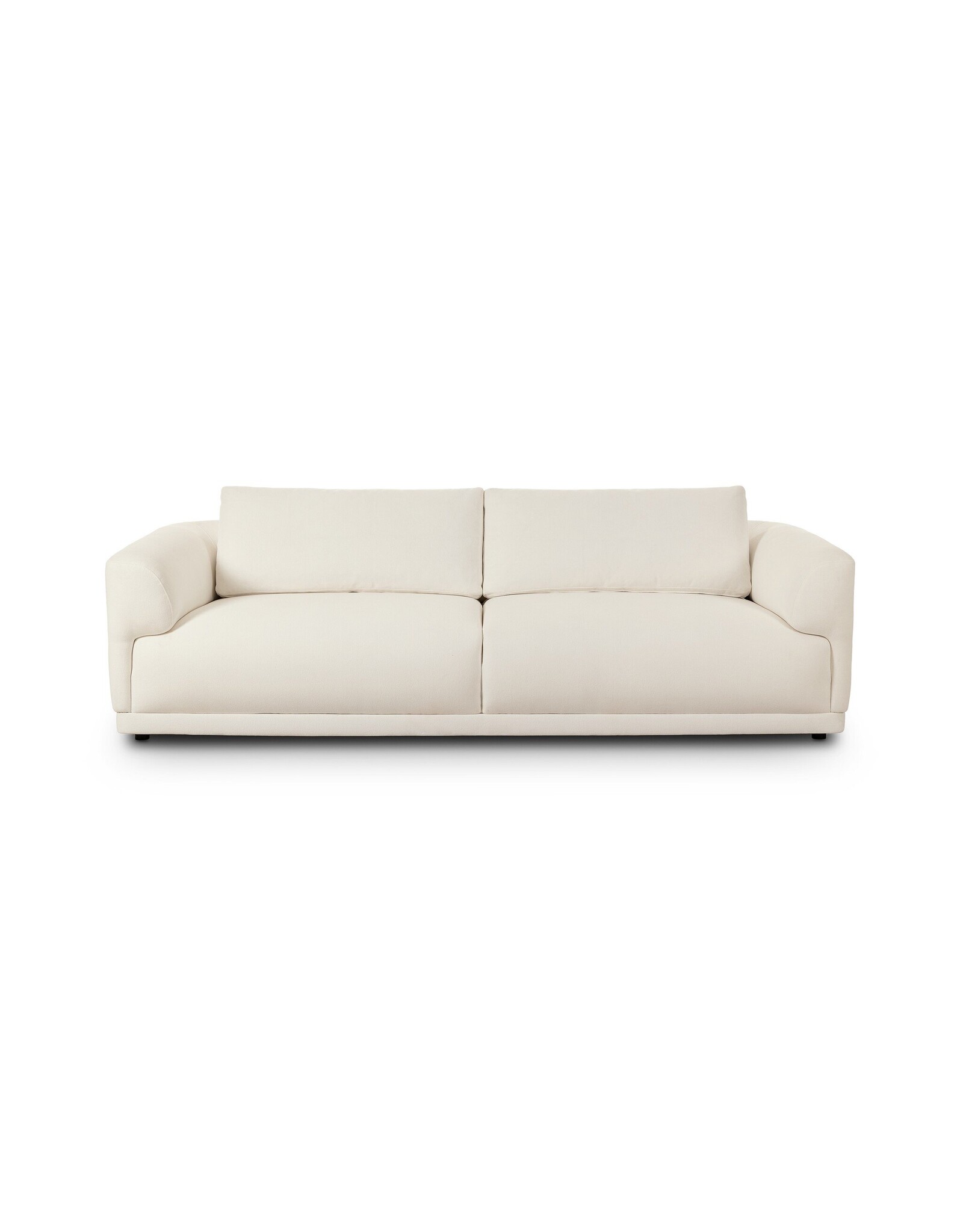 Paulette Sofa, Crypton Nomad Marshmallow - 93"
