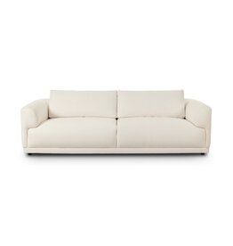Paulette Sofa, Crypton Nomad Marshmallow - 93"