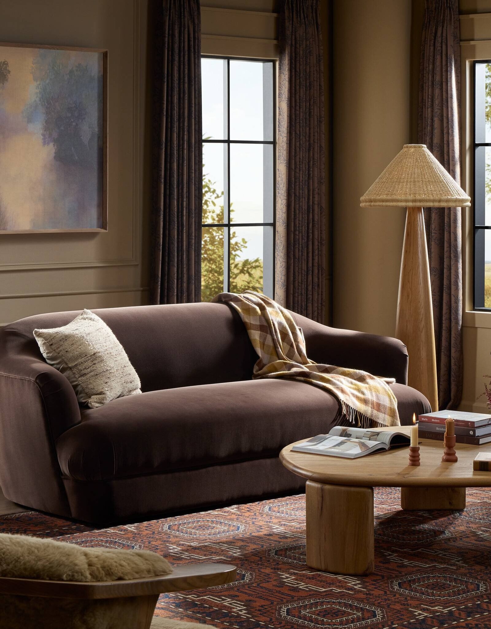 Betina Sofa, Surrey Cocoa - 85"