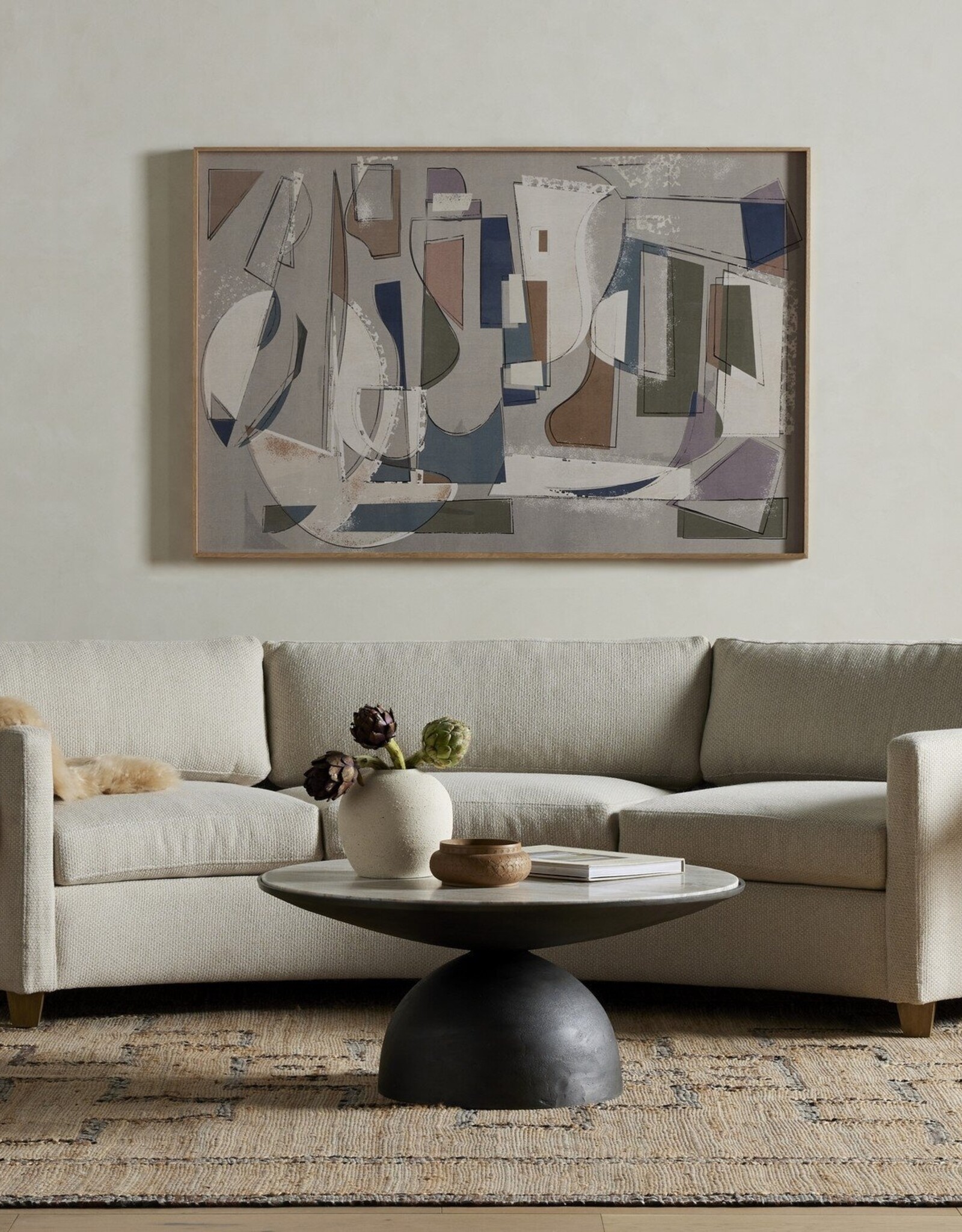 Heidi Sofa, Tacoma Ivory -130"