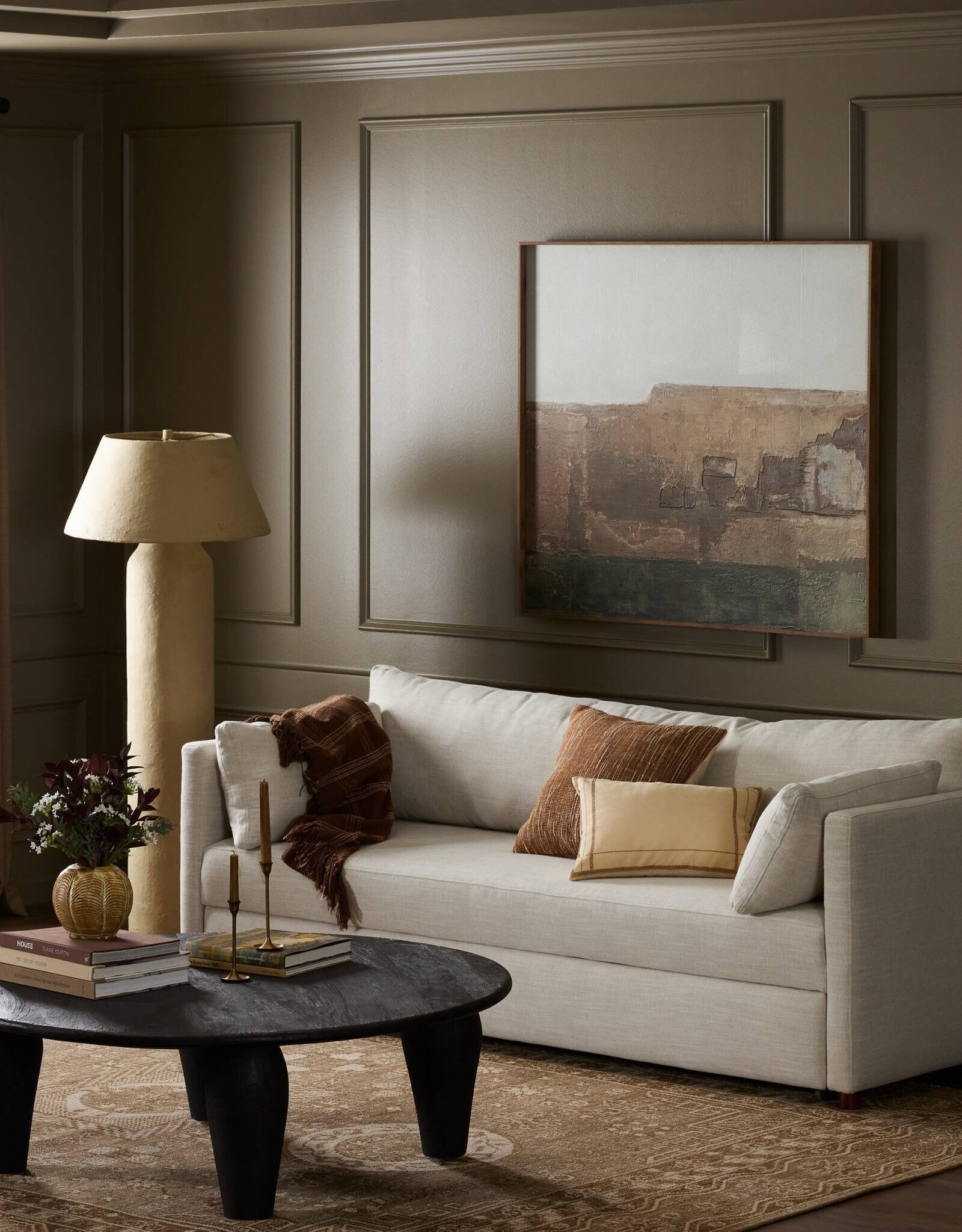 Lincoln Sleeper Sofa, Savoy Parchment - 85"