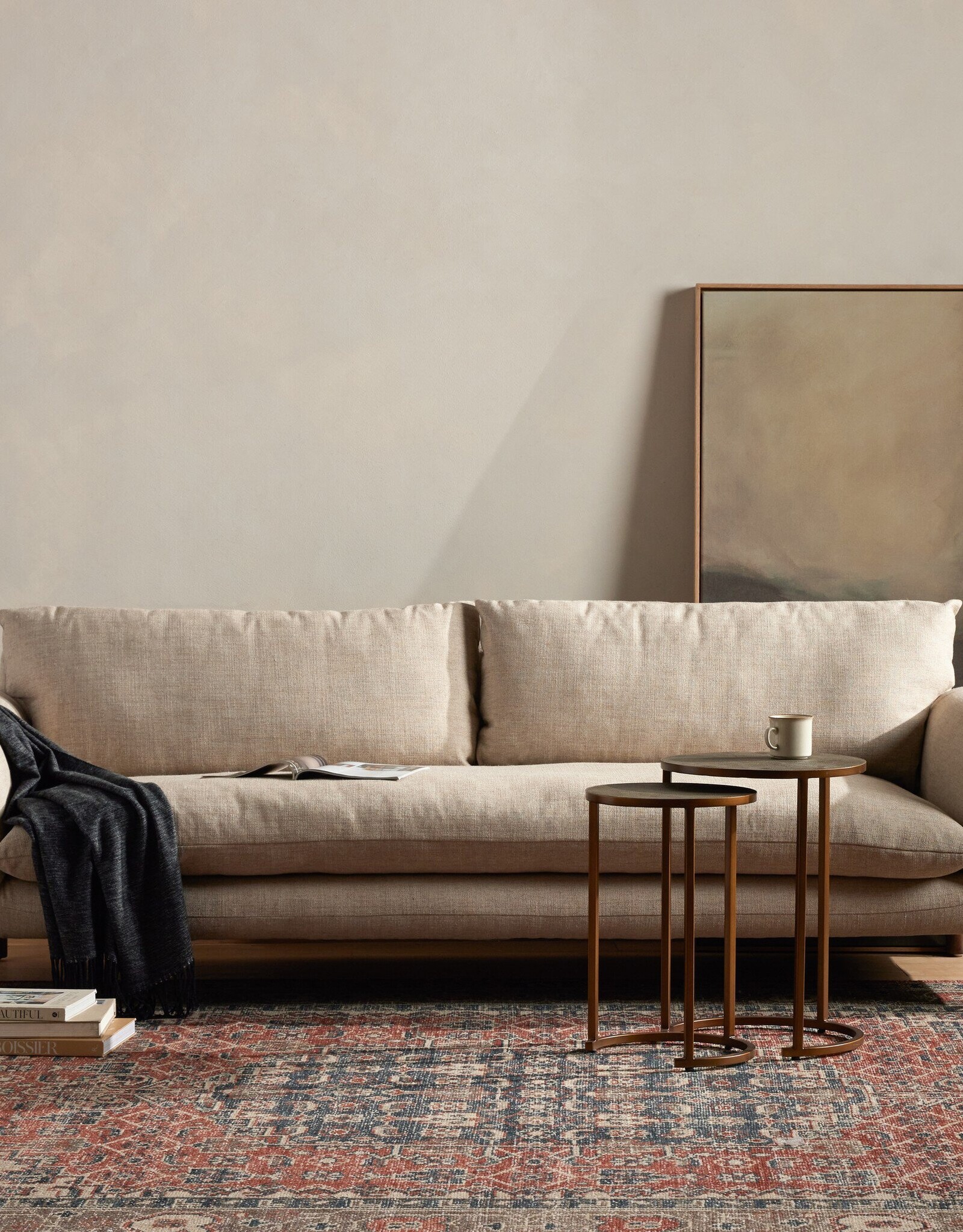 Fleming Sofa, Alcala Wheat - 94"