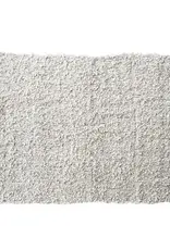 Woven New Zealand Wool Blend Shag Throw w/ Fringe