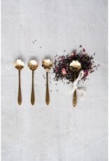 Stainless Steel Flower Shaped Spoons, Set of 3