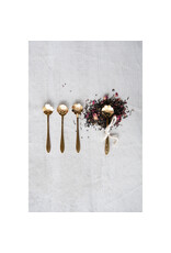 Stainless Steel Flower Shaped Spoons, Set of 3