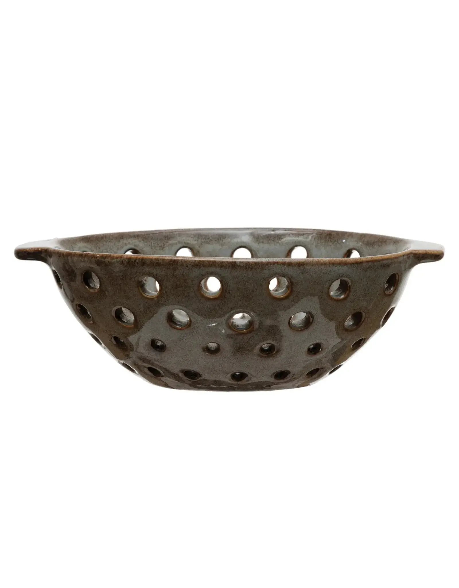 Stoneware Berry Bowl with Glaze