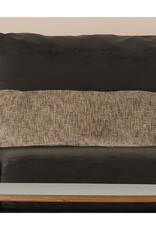 Melange Cotton Blend Boucle Lumbar Pillow, 36" x 13"