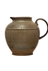 72 oz. Stoneware Pitcher, Reactive Glaze