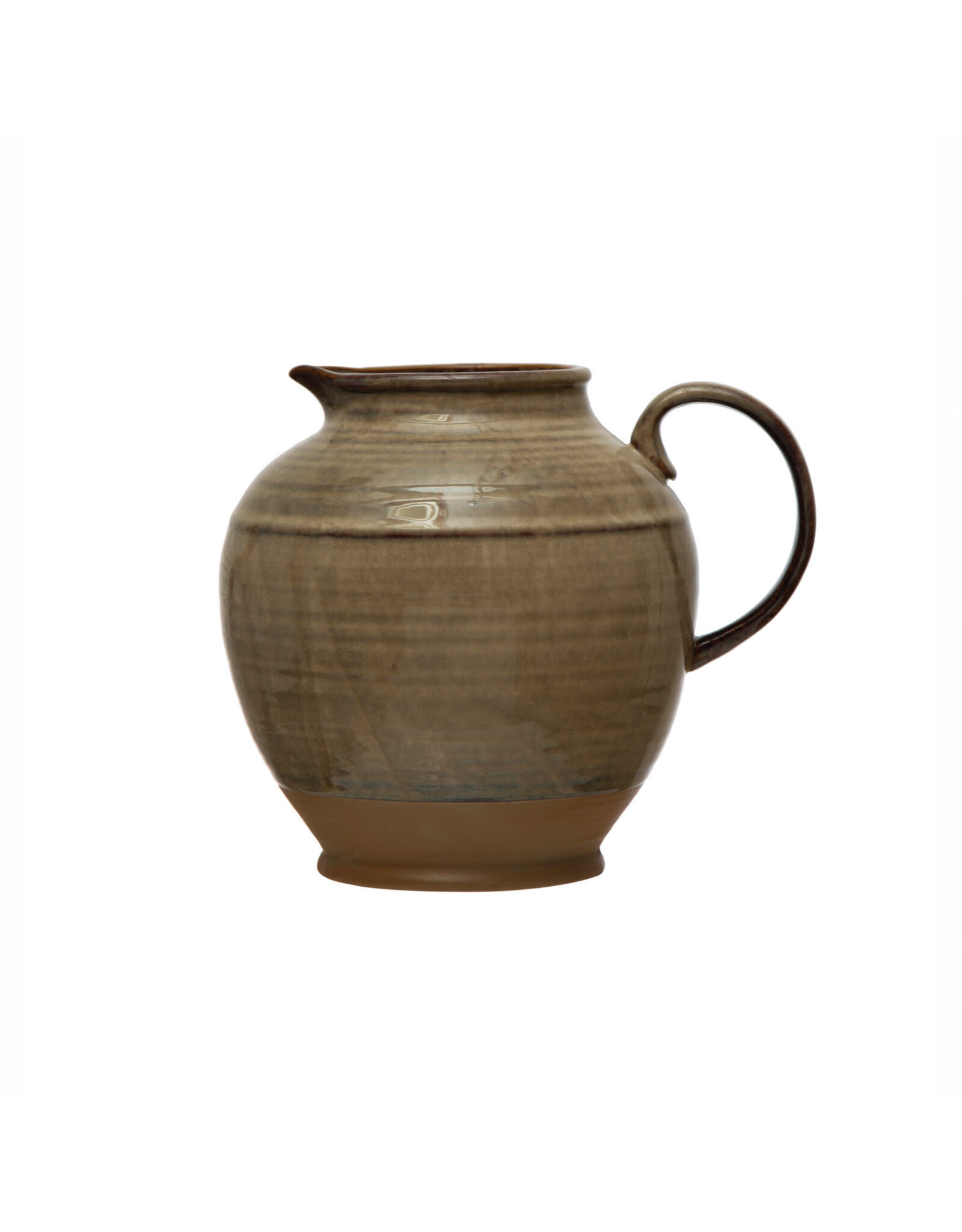 72 oz. Stoneware Pitcher, Reactive Glaze