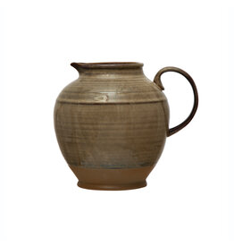72 oz. Stoneware Pitcher, Reactive Glaze