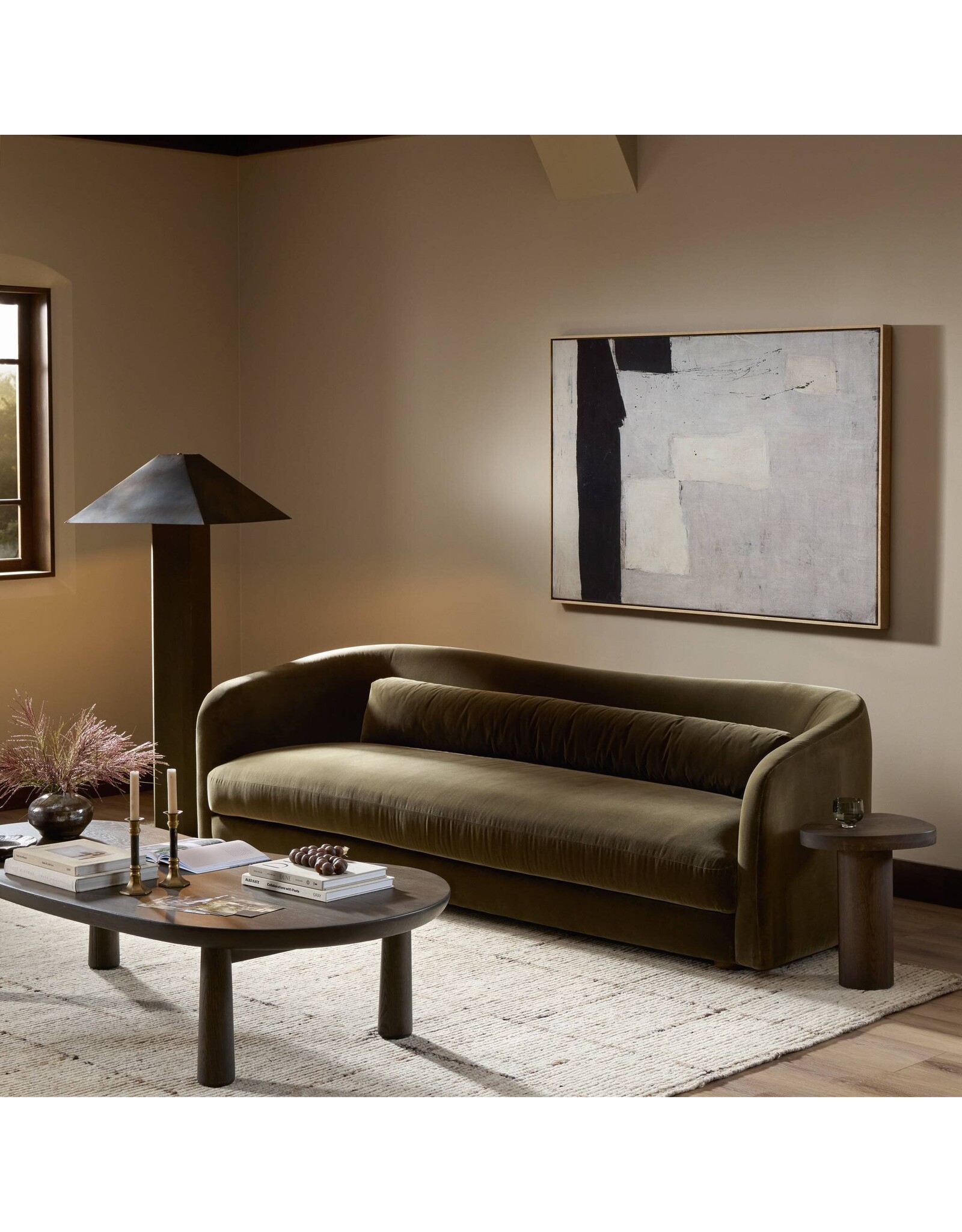 Juliette Sofa, Surry Olive-99"