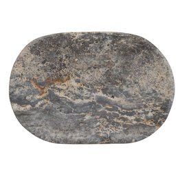 Oval Travertine Soap Dish
