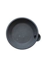 Decorative Vintage Reproduction Clay Dahi Bowl, Black