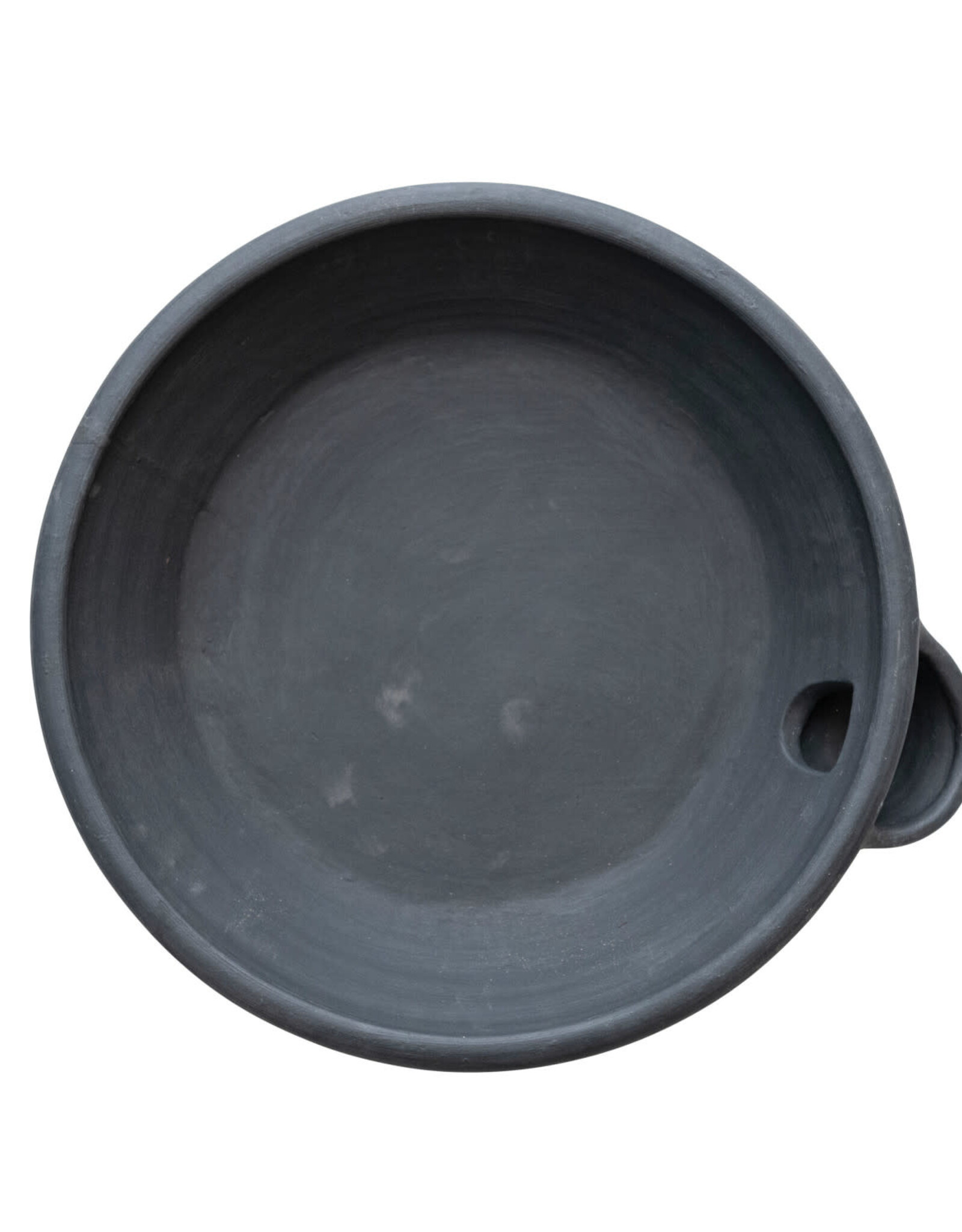 Decorative Vintage Reproduction Clay Dahi Bowl, Black