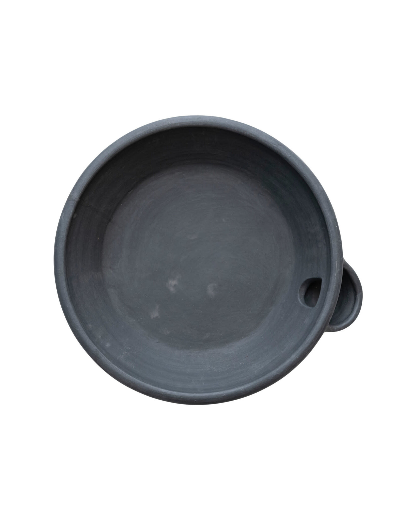 Decorative Vintage Reproduction Clay Dahi Bowl, Black