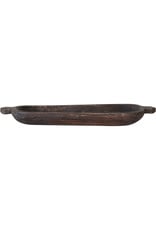 Found Decorative Wood Trug w/ Handles