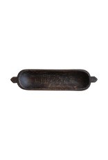 Found Decorative Wood Trug w/ Handles