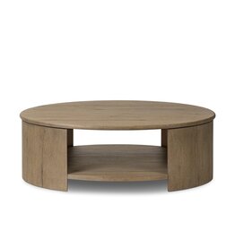 Farrow Coffee Table, Drifted Oak Veneer