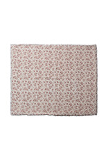 Woven Cotton Printed Throw w/ Sherpa Back, 60x50