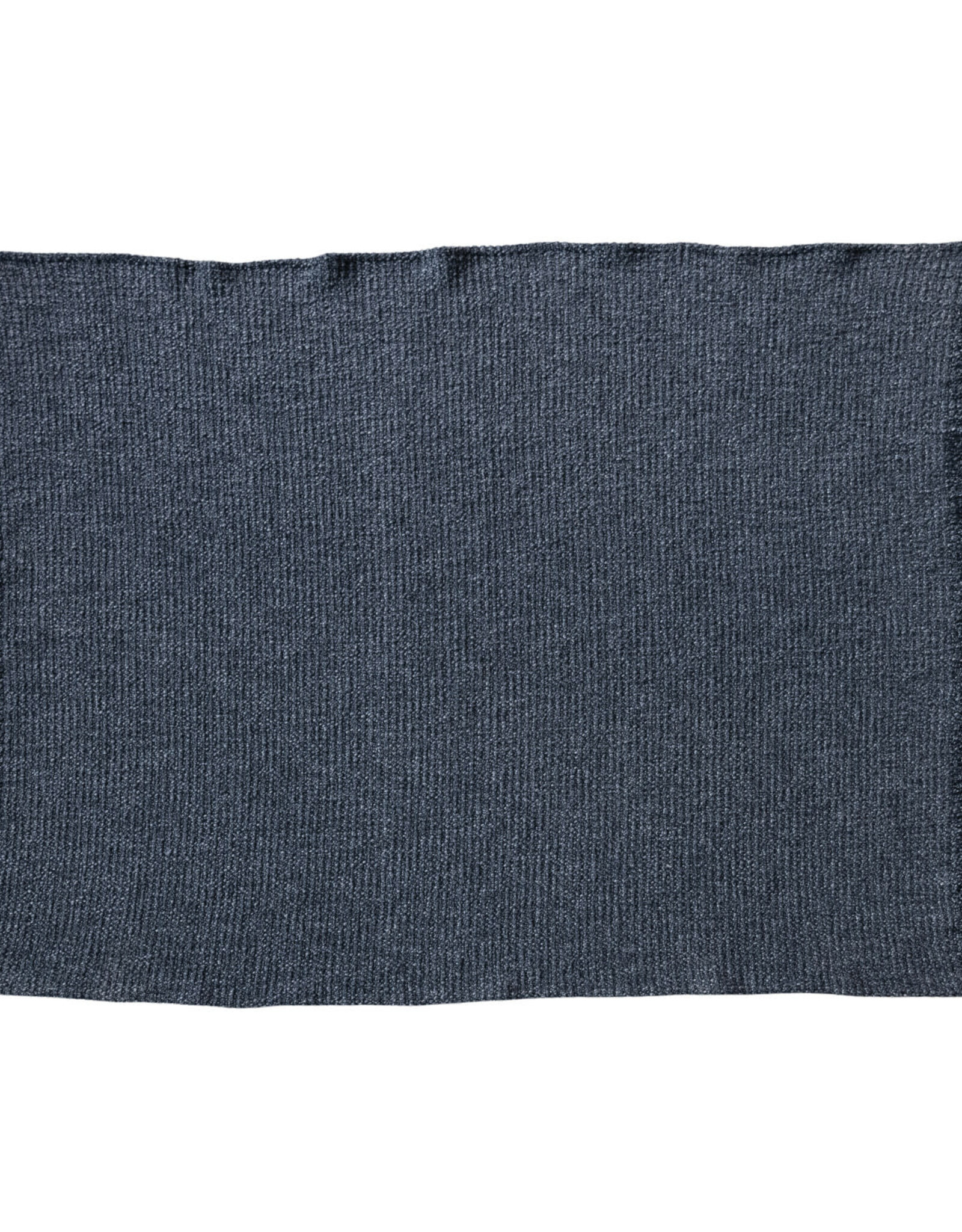 Stonewashed Cotton Blend Bouclé Throw w/ Fringe, Charcoal - 60x50