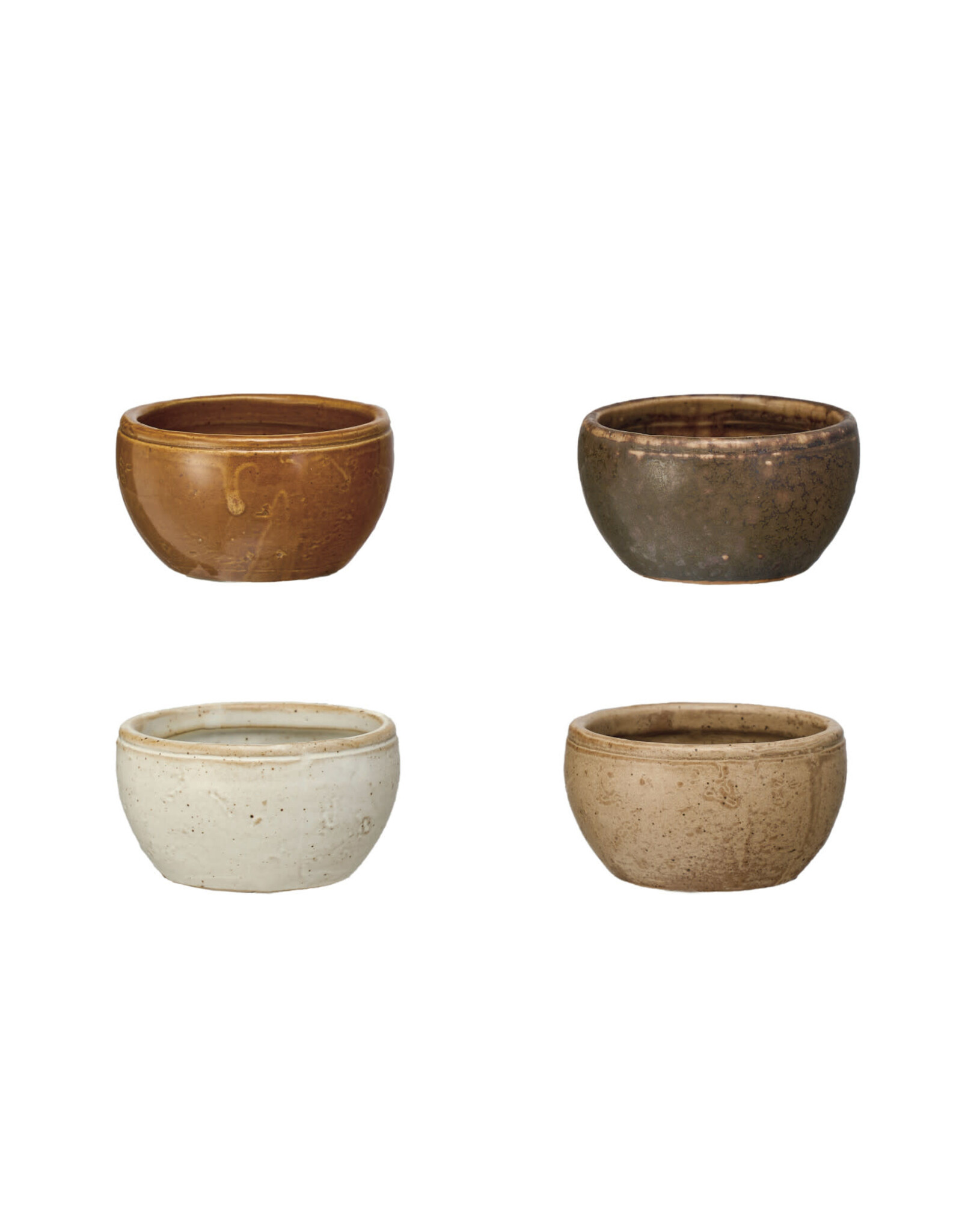Stoneware Vintage Reproduction Pinch Pot, 4 Colours