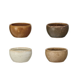 Stoneware Vintage Reproduction Pinch Pot, 4 Colours