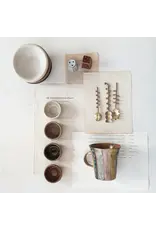 Stoneware Vintage Reproduction Pinch Pot, 4 Colours