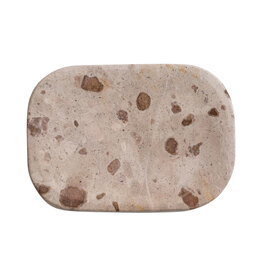 Marble Soap Dish, Buff Colour
