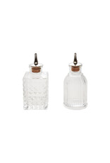 2 oz. Pressed Glass Bitters Bottle with Spout, 2 Styles