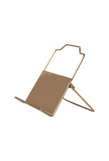 Metal Standing/Foldable Book Holder, Gold Finish