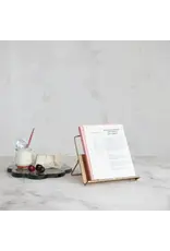 Metal Standing/Foldable Book Holder, Gold Finish