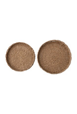 Decorative Woven Seagrass Scalloped Trays
