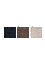 Waffle Weave Dish Cloths w/ Cheese/Serving Board, Set of 4 Tied
