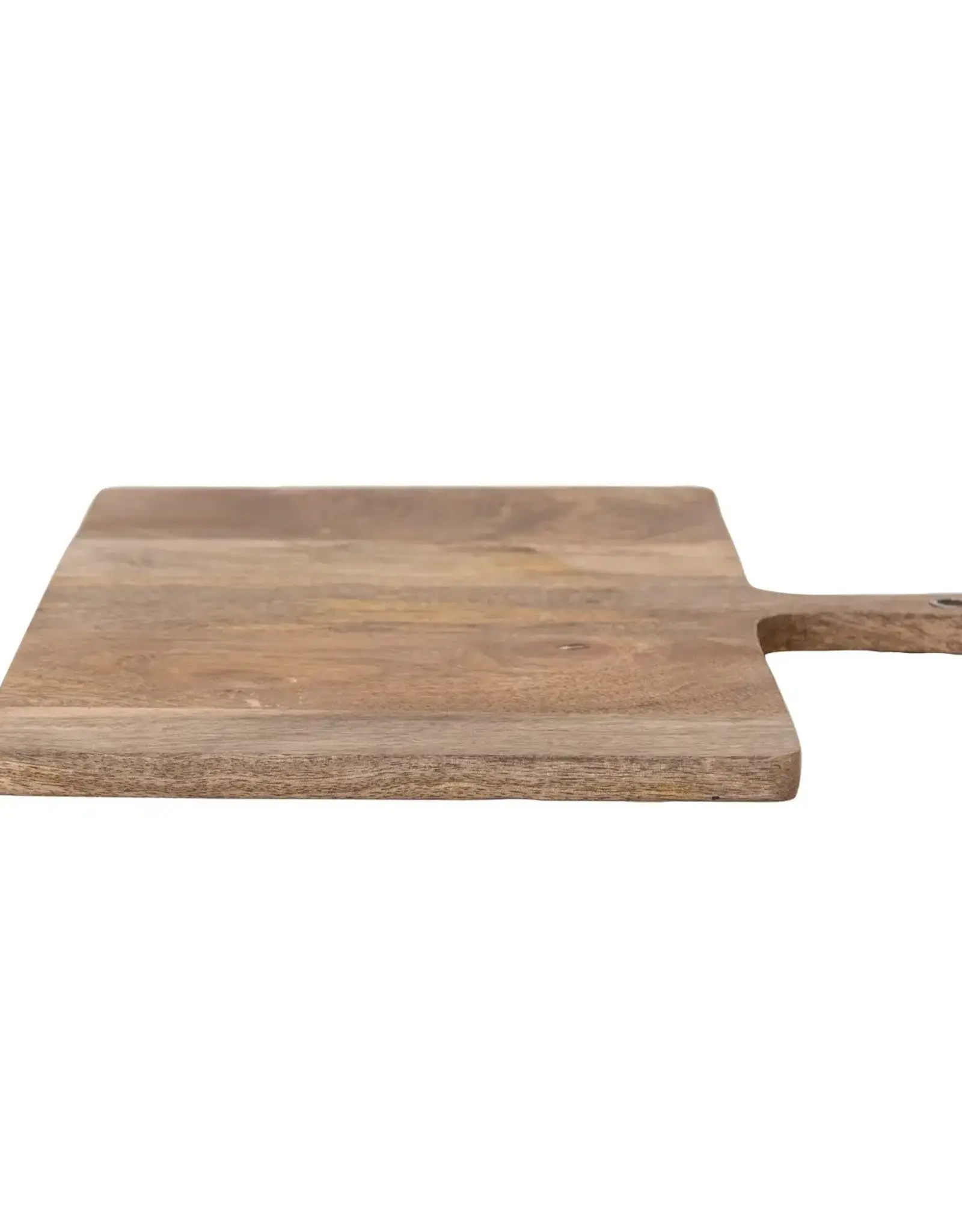 Mango Wood Cheese/Serving Board w/ Handle, Natural
