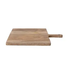 Mango Wood Cheese/Serving Board w/ Handle, Natural