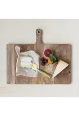 Mango Wood Cheese/Serving Board w/ Handle, Natural