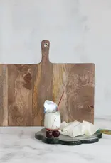 Mango Wood Cheese/Serving Board w/ Handle, Natural