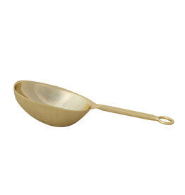 7"L Stainless Steel Scoop, Gold Finish
