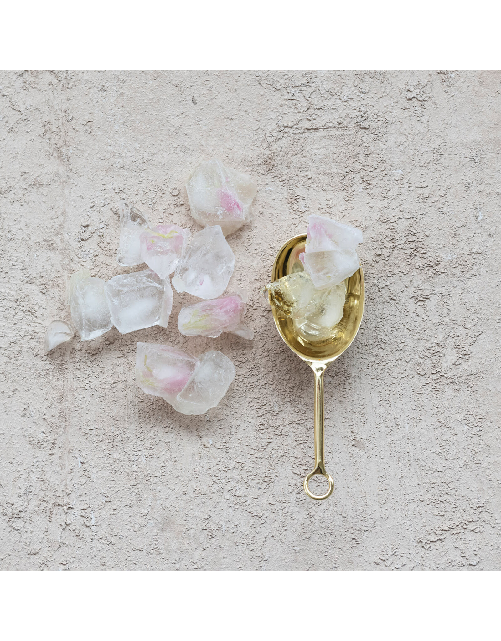 7"L Stainless Steel Scoop, Gold Finish
