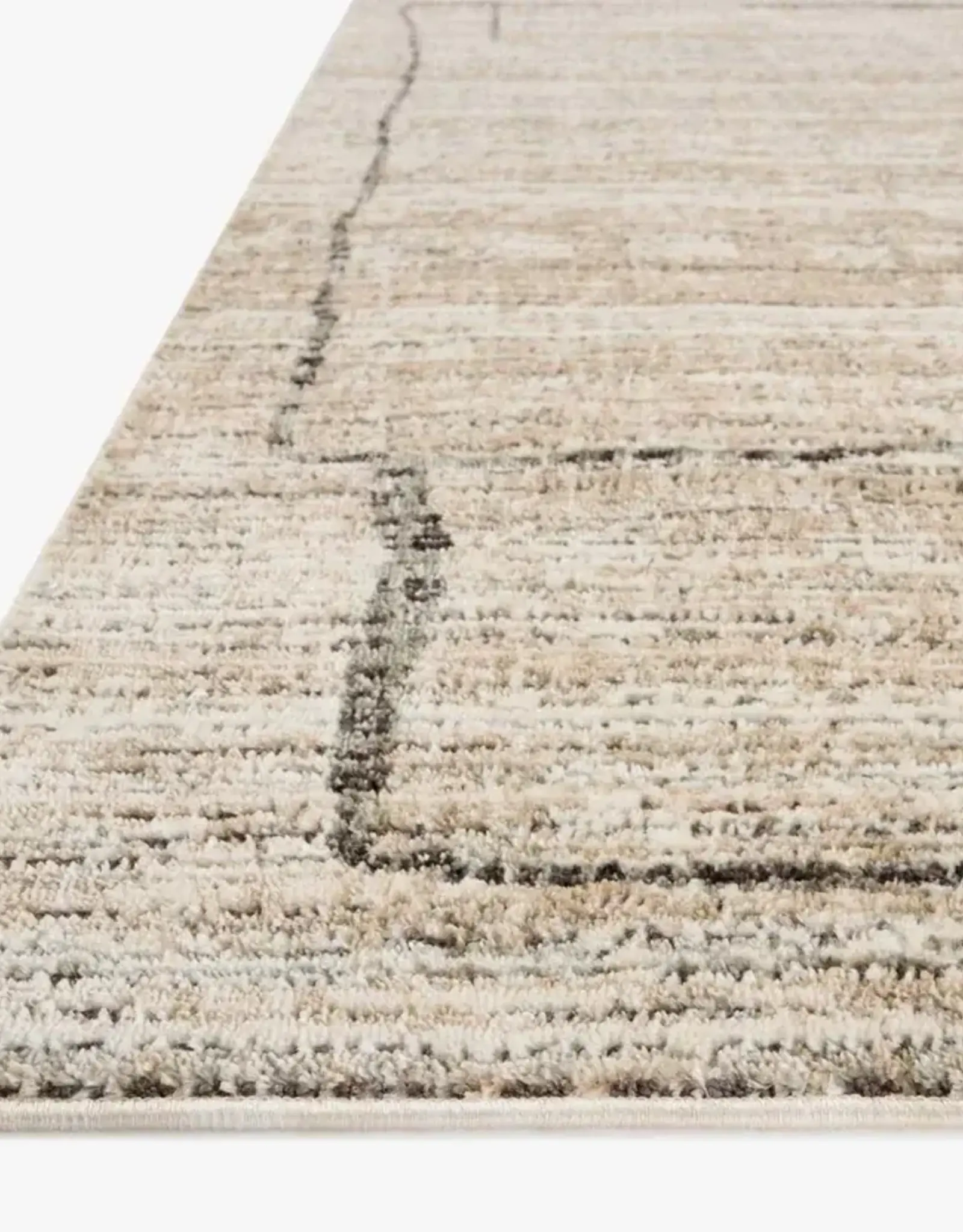 Jeremiah Brent × Loloi Bleeker Rug - BLE-05 Natural / Charcoal